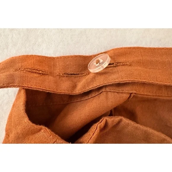 Abercrombie & Fitch Reddish Brown Adjustable Strap Belted Romper, w/ Pockets, M - Picture 5 of 14